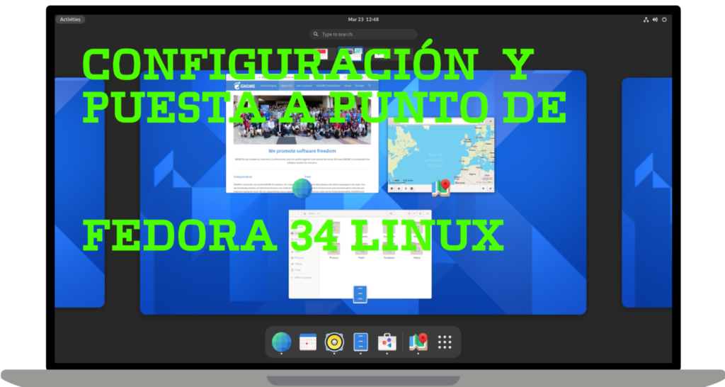 Configuración y Puesta a Punto de Fedora Linux 34.